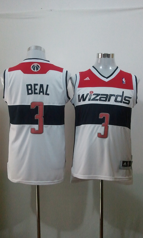  NBA Washington Wizards 3 Bradley Beal New Revolution 30 Swingman Home White Jersey